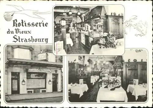 Bruxelles Bruessel Rotisserie du Vieux Strasbourg Storch * /  /