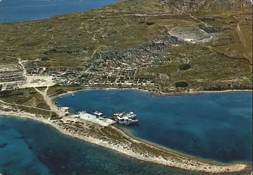 Delos Delos Fliegeraufnahme * / Insel Delos /