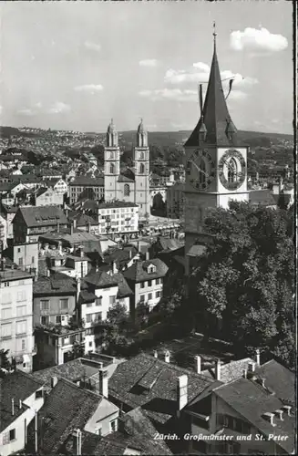 Zuerich Zuerich Grossmuenster St Peter * / Zuerich /Bz. Zuerich City