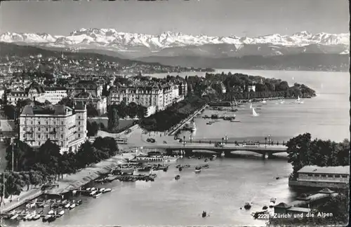 Zuerich Zuerich Bruecke Schiff x / Zuerich /Bz. Zuerich City