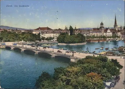 Zuerich Zuerich Quaibruecke Tram x / Zuerich /Bz. Zuerich City