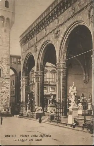 Firenze Toscana Firenze Piazza Signoria Loggia die Lanzi * / Firenze /