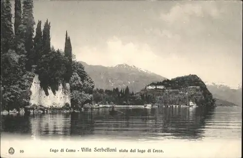 Cernobbio Lago di Como Como Villa Serbelloni Lago Lecco * / Cernobi /Como