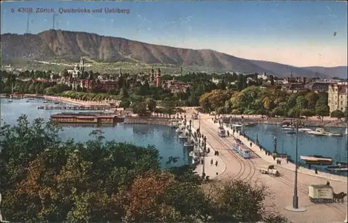 Zuerich Zuerich Quaibruecke Uetliberg Strassenbahn x / Zuerich /Bz. Zuerich City