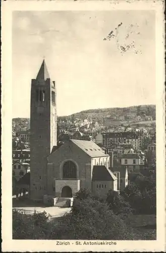 Zuerich Zuerich St Antonius Kirche  x / Zuerich /Bz. Zuerich City