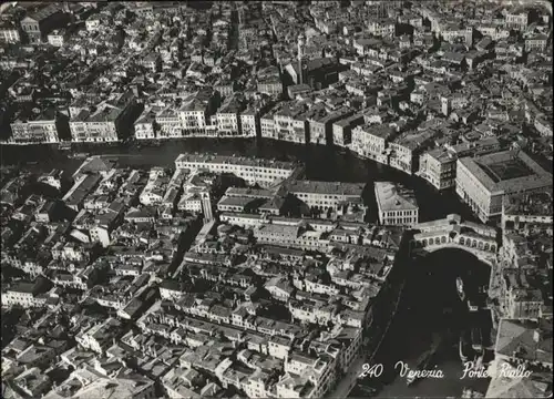 Venezia Venedig Venezia Fliegeraufnahme Ponte Rialto x /  /