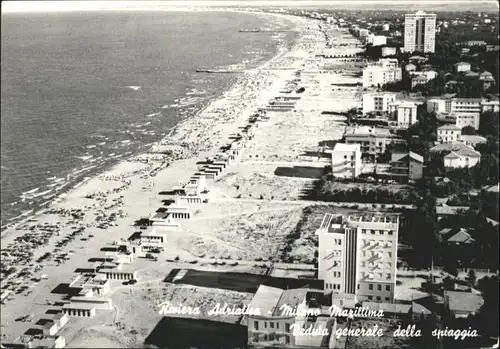 Milano Marittima Milano Marittima Veduta generale Della Spiaggia x / Cervia Italien /