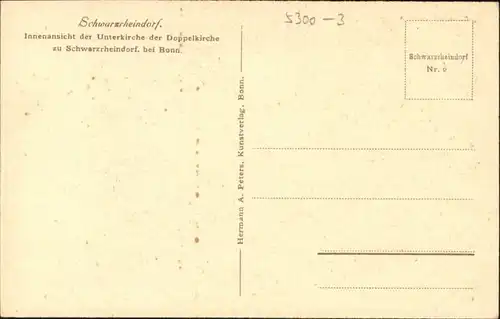 Schwarzrheindorf Schwarzrheindorf Kirche * / Vilich Rheindorf Bonn /Bonn Stadtkreis