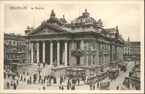 Bruxelles Bruessel Strassenbahn Bourse * /  /