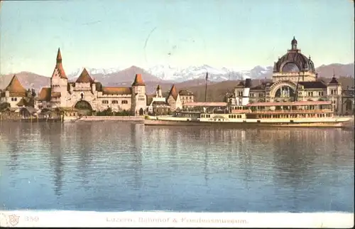 Luzern LU Luzern Bahnhof Friedensmuseum x / Luzern /Bz. Luzern City