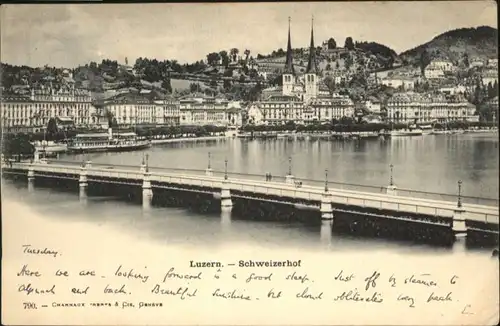 Luzern LU Luzern Schweizerhof x / Luzern /Bz. Luzern City