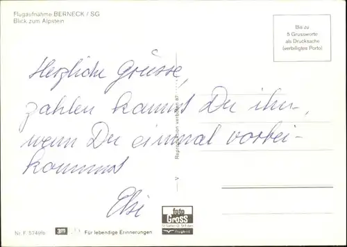 Bad Berneck Berneck Fliegeraufnahme Alpstein * / Bad Berneck Fichtelgebirge /Bayreuth LKR