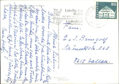 Leukerbad Leukerbad Thermal Freiluftbad Loeche les Bains x / Loeche-les-Bains /Bz. Leuk