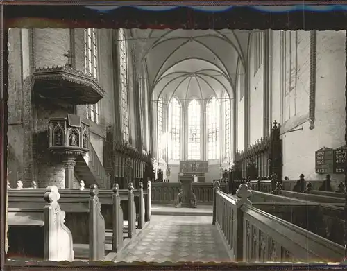 Lueneburger Heide Dom Inneres Kat. Walsrode