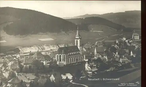 Neustadt Schwarzwald Panorama Kirche Kat. Deutschland