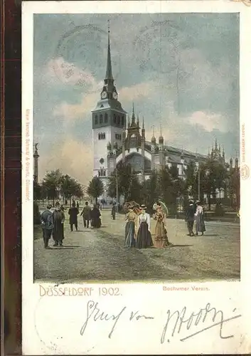 Ausstellung Industrie Gewerbe Kunst Duesseldorf 1902  Bochumer Verein