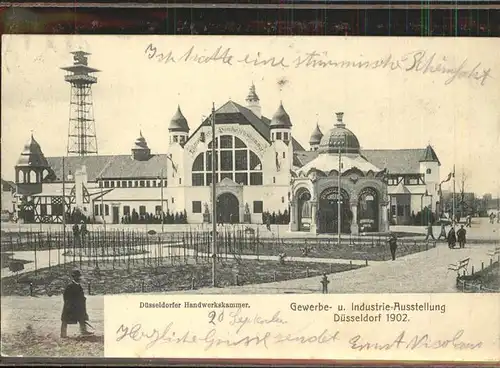 Ausstellung Industrie Gewerbe Kunst Duesseldorf 1902  Duesseldorfer Handwerkskammer