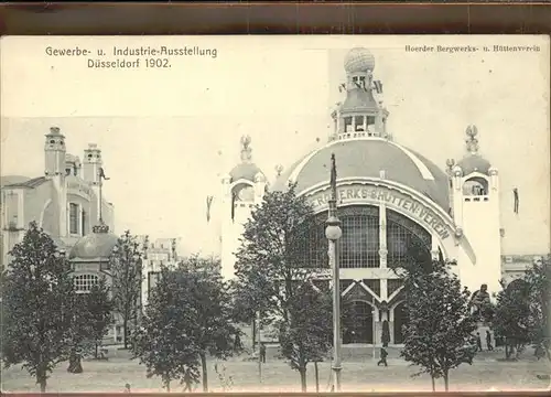 Ausstellung Industrie Gewerbe Kunst Duesseldorf 1902  Hoerder Bergwerks  Huettenverein