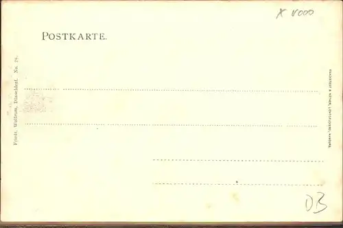 Ausstellung Industrie Gewerbe Kunst Duesseldorf 1902  Suldenthal Zillerthal Tiroler Dorf