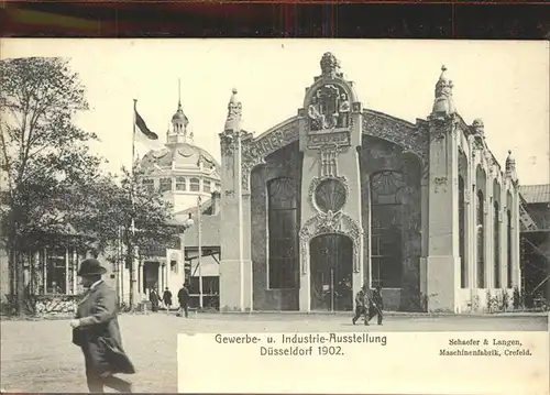 Ausstellung Industrie Gewerbe Kunst Duesseldorf 1902  Maschinenfabrik