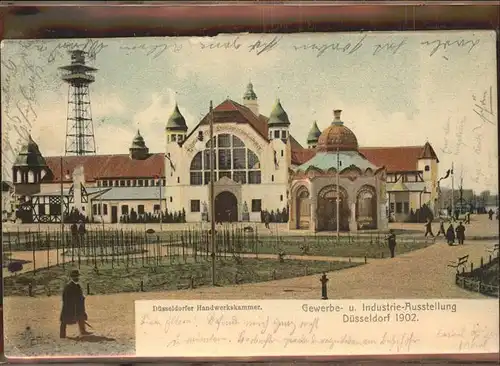 Ausstellung Industrie Gewerbe Kunst Duesseldorf 1902  Handwerkskammer