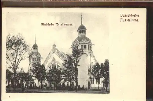 Ausstellung Industrie Gewerbe Kunst Duesseldorf 1902  Rheinische Metalwaaren