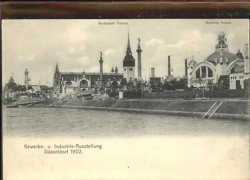 Ausstellung Industrie Gewerbe Kunst Duesseldorf 1902  Hoerder Verein Bochumer Verein