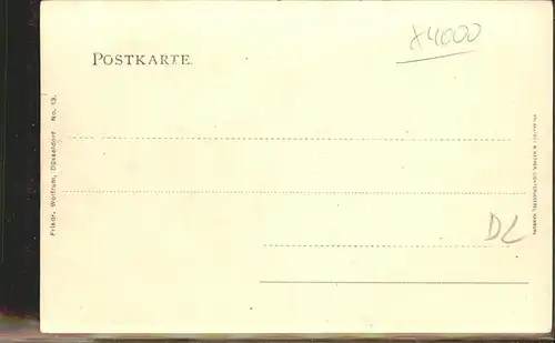 Ausstellung Industrie Gewerbe Kunst Duesseldorf 1902  Hoerder Verein Bochumer Verein