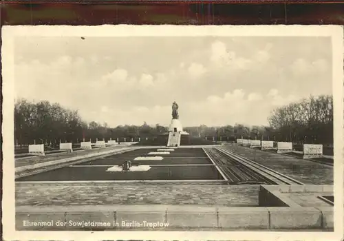 Treptow Berlin Ehrenmal der Sowjetarmee / Berlin /Berlin Stadtkreis