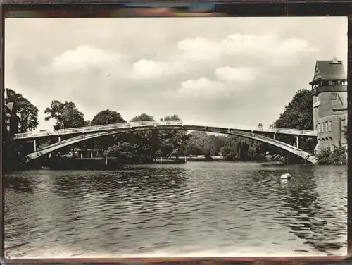 Treptow Berlin Bruecke zur Insel der Jugend / Berlin /Berlin Stadtkreis