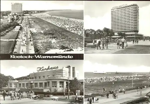 Rostock Warnemuende Hotel Neptun u.Kurhaus Kat. Rostock