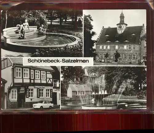 Schoenebeck Salzelmen Kreismuseum Wasserspiele Kurpark Schwanenteich