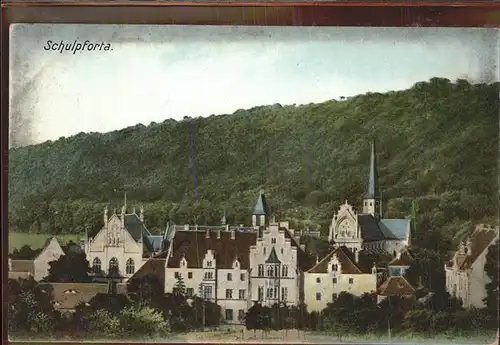 Schulpforta = Schulpforte Landesschule ehemaliges Zisterzienserkloster Kat. Bad Koesen