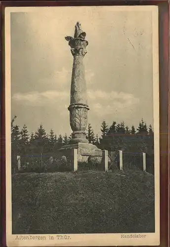 Altenbergen Thueringen Johannisberg Kandelaber Kat. Regionales