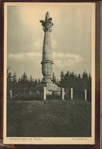 Altenbergen Thueringen Kandelaber Kat. Regionales