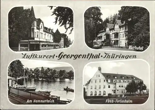 Georgenthal Kurhotel Am Hammerteich Ferienheim Kat. Georgenthal