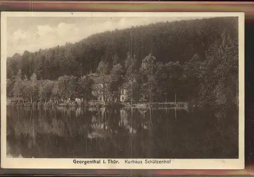 Georgenthal Kurhaus Schuetzenhof Kat. Georgenthal