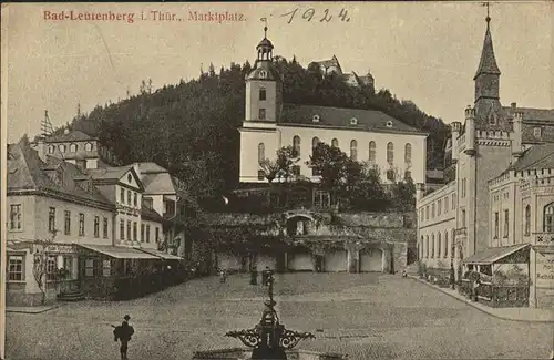 Bad Leutenberg Marktplatz / Leutenberg /Saalfeld-Rudolstadt LKR