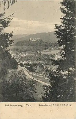 Bad Leutenberg Blick auf Schloss Friedensburg / Leutenberg /Saalfeld-Rudolstadt LKR