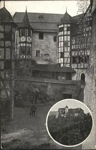 Bad Leutenberg Schloss Friedensburg (Burghof) / Leutenberg /Saalfeld-Rudolstadt LKR