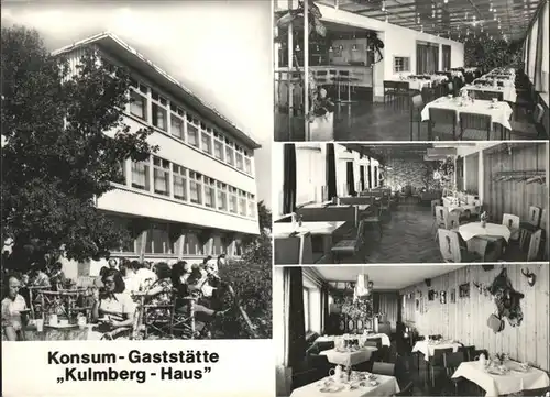 Dorfkulm Konsum Gaststaette "Kulmberg Haus" Kat. Saalfeld