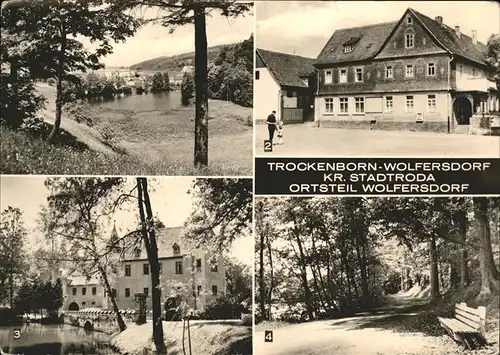 Wolfersdorf Trockenborn-Wolfersdorf HOG "Schuesselgrund" u.ehem.Schloss "Froehlichiche Weiderkunft" / Trockenborn-Wolfersdorf /Saale-Holzland-Kreis LKR