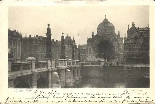 Amsterdam Niederlande Hooge Sluis Kat. Amsterdam