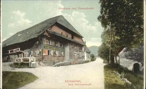 Himmelreich Hoellsteig Schwarzwald Kat. Hinterzarten