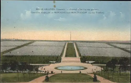 Romangne sous Montfaucon Meuse Argonne Cemetery