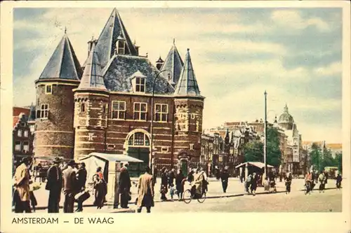 Amsterdam Niederlande De Waag Kat. Amsterdam