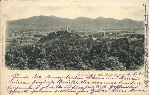 Godesberg Bad mit Siebengebirge Kat. Bonn