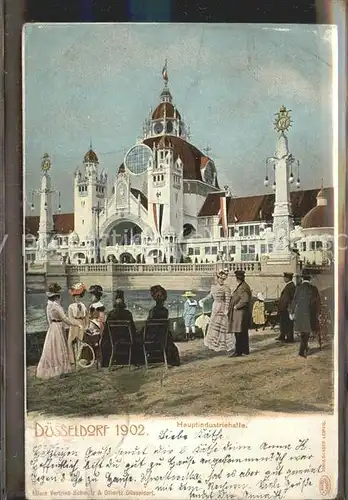 Ausstellung Industrie Gewerbe Kunst Duesseldorf 1902  Hauptindustriehalle Kat. Duesseldorf