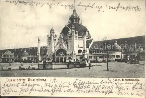 Ausstellung Industrie Gewerbe Kunst Duesseldorf 1902  Hauptindustriehalle Kat. Duesseldorf