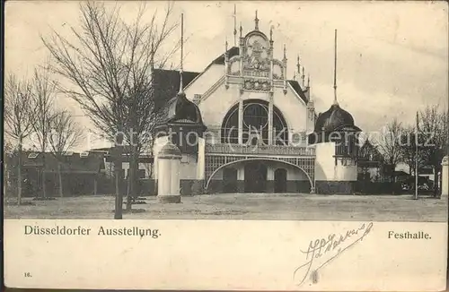 Ausstellung Industrie Gewerbe Kunst Duesseldorf 1902  Festhalle Kat. Duesseldorf